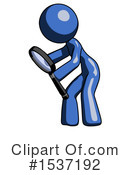 Blue Design Mascot Clipart #1537192 by Leo Blanchette