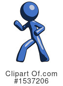Blue Design Mascot Clipart #1537206 by Leo Blanchette