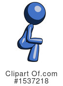 Blue Design Mascot Clipart #1537218 by Leo Blanchette