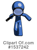 Blue Design Mascot Clipart #1537242 by Leo Blanchette