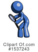 Blue Design Mascot Clipart #1537243 by Leo Blanchette