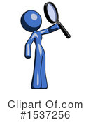 Blue Design Mascot Clipart #1537256 by Leo Blanchette