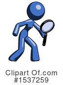 Blue Design Mascot Clipart #1537259 by Leo Blanchette