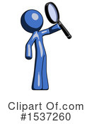Blue Design Mascot Clipart #1537260 by Leo Blanchette