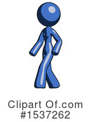 Blue Design Mascot Clipart #1537262 by Leo Blanchette