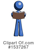 Blue Design Mascot Clipart #1537267 by Leo Blanchette