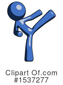 Blue Design Mascot Clipart #1537277 by Leo Blanchette