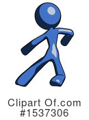 Blue Design Mascot Clipart #1537306 by Leo Blanchette