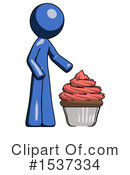 Blue Design Mascot Clipart #1537334 by Leo Blanchette