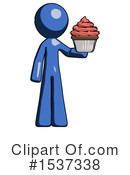 Blue Design Mascot Clipart #1537338 by Leo Blanchette