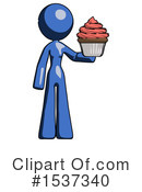 Blue Design Mascot Clipart #1537340 by Leo Blanchette