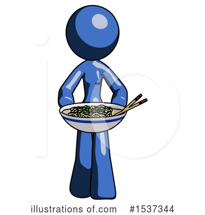 Royalty-Free (RF) Blue Design Mascot Clipart Illustration by Leo Blanchette - Stock Sample #1537344