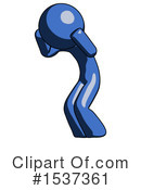 Blue Design Mascot Clipart #1537361 by Leo Blanchette