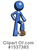 Blue Design Mascot Clipart #1537383 by Leo Blanchette