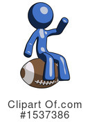 Blue Design Mascot Clipart #1537386 by Leo Blanchette