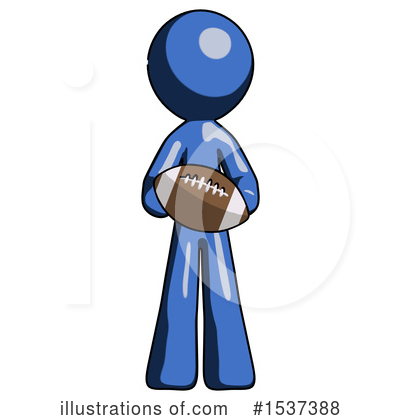 Royalty-Free (RF) Blue Design Mascot Clipart Illustration by Leo Blanchette - Stock Sample #1537388