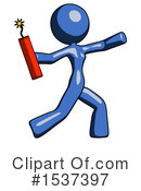 Blue Design Mascot Clipart #1537397 by Leo Blanchette