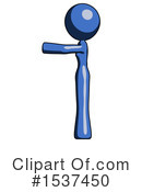 Blue Design Mascot Clipart #1537450 by Leo Blanchette