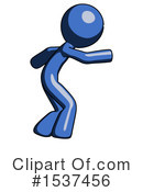 Blue Design Mascot Clipart #1537456 by Leo Blanchette