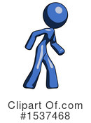Blue Design Mascot Clipart #1537468 by Leo Blanchette