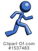 Blue Design Mascot Clipart #1537483 by Leo Blanchette