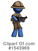 Blue Design Mascot Clipart #1543969 by Leo Blanchette