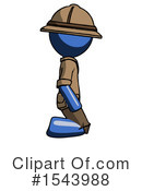 Blue Design Mascot Clipart #1543988 by Leo Blanchette