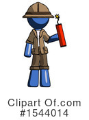 Blue Design Mascot Clipart #1544014 by Leo Blanchette