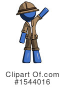 Blue Design Mascot Clipart #1544016 by Leo Blanchette