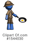 Blue Design Mascot Clipart #1544030 by Leo Blanchette
