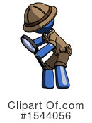 Blue Design Mascot Clipart #1544056 by Leo Blanchette