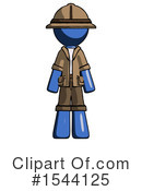 Blue Design Mascot Clipart #1544125 by Leo Blanchette