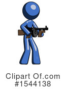Blue Design Mascot Clipart #1544138 by Leo Blanchette