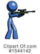 Blue Design Mascot Clipart #1544142 by Leo Blanchette
