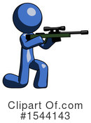 Blue Design Mascot Clipart #1544143 by Leo Blanchette