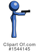 Blue Design Mascot Clipart #1544145 by Leo Blanchette