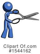 Blue Design Mascot Clipart #1544162 by Leo Blanchette