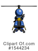 Blue Design Mascot Clipart #1544234 by Leo Blanchette