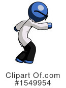 Blue Design Mascot Clipart #1549954 by Leo Blanchette