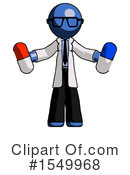 Blue Design Mascot Clipart #1549968 by Leo Blanchette