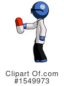 Blue Design Mascot Clipart #1549973 by Leo Blanchette