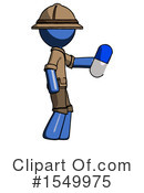 Blue Design Mascot Clipart #1549975 by Leo Blanchette