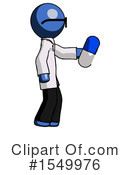 Blue Design Mascot Clipart #1549976 by Leo Blanchette