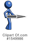 Blue Design Mascot Clipart #1549986 by Leo Blanchette