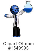 Blue Design Mascot Clipart #1549993 by Leo Blanchette