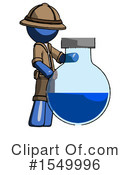 Blue Design Mascot Clipart #1549996 by Leo Blanchette