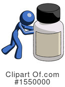 Blue Design Mascot Clipart #1550000 by Leo Blanchette