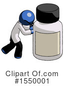 Blue Design Mascot Clipart #1550001 by Leo Blanchette