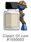 Blue Design Mascot Clipart #1550003 by Leo Blanchette