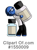 Blue Design Mascot Clipart #1550009 by Leo Blanchette